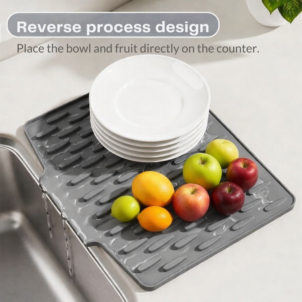 Countertop Drip Mat Inclined Drainage Heat-Resistant Silicone