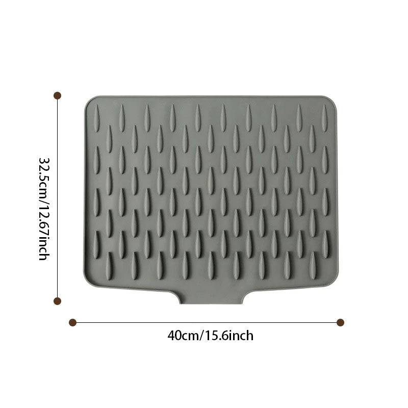 Countertop Drip Mat Inclined Drainage Heat-Resistant Silicone