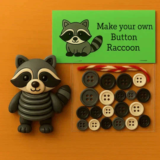 Craft Kit Animal Motifs Buttons & Thread