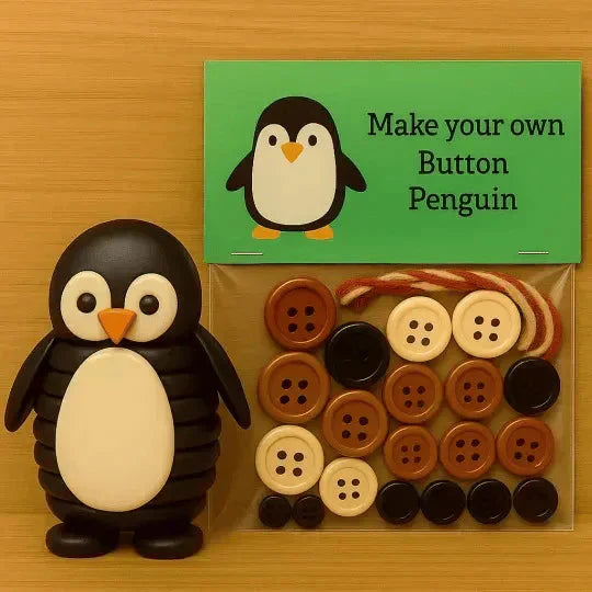 Craft Kit Animal Motifs Buttons & Thread