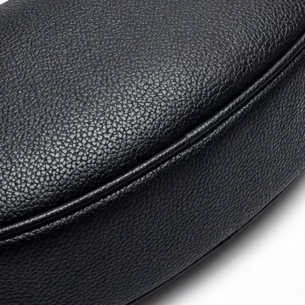 Crescent Shoulder Bag Three Carrying Styles Soft Faux Leather