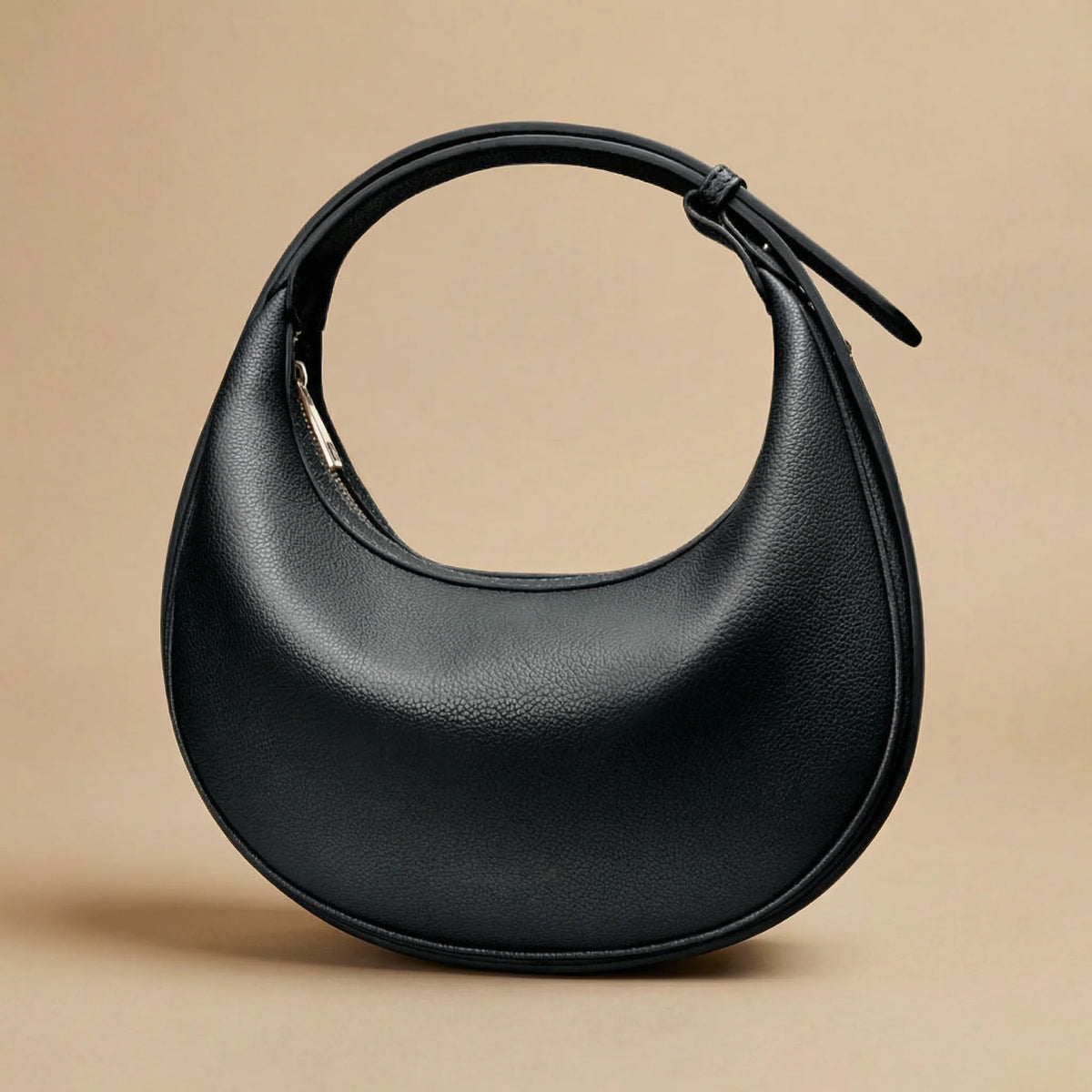 Crescent Shoulder Bag Three Carrying Styles Soft Faux Leather