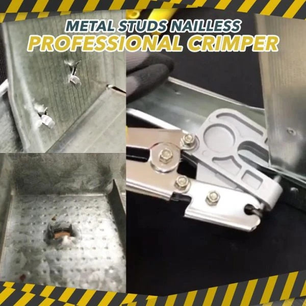Crimp Tool Metal Studs One-Handed Aluminum & Stainless Steel