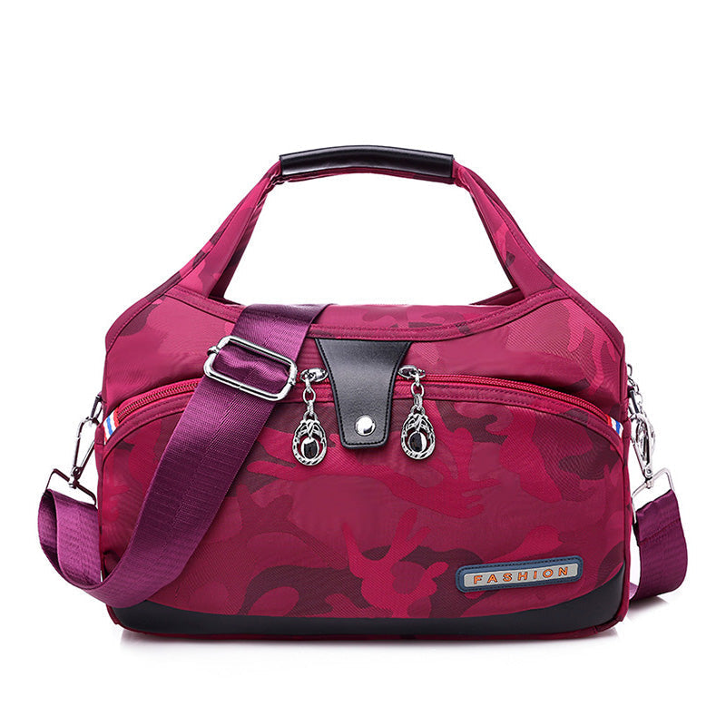 Crossbody Bag Anti-Theft Water-Repellent Nylon Multiple Pockets