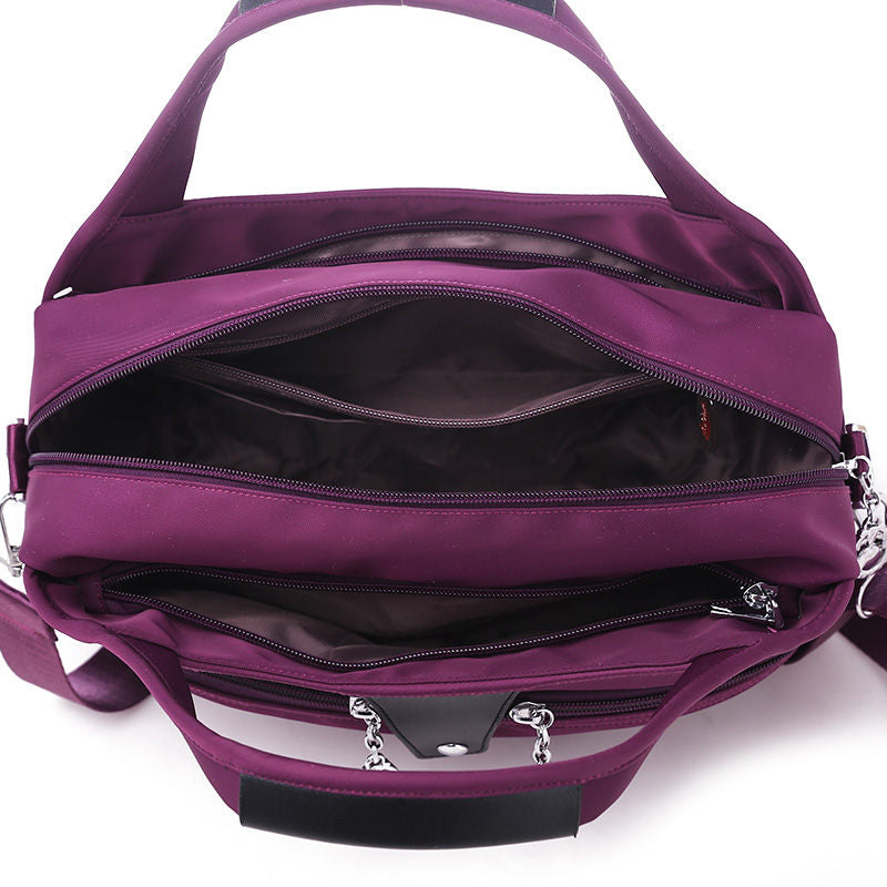 Crossbody Bag Anti-Theft Water-Repellent Nylon Multiple Pockets
