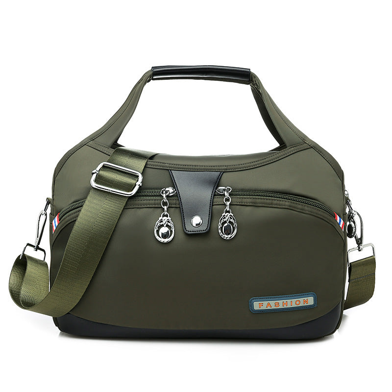 Crossbody Bag Anti-Theft Water-Repellent Nylon Multiple Pockets