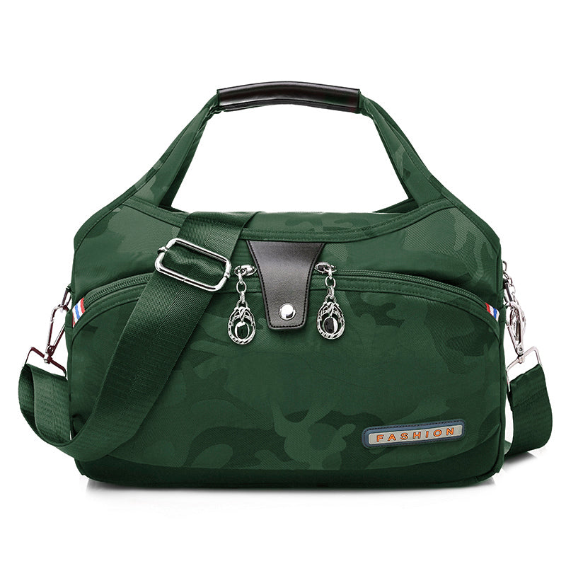 Crossbody Bag Anti-Theft Water-Repellent Nylon Multiple Pockets