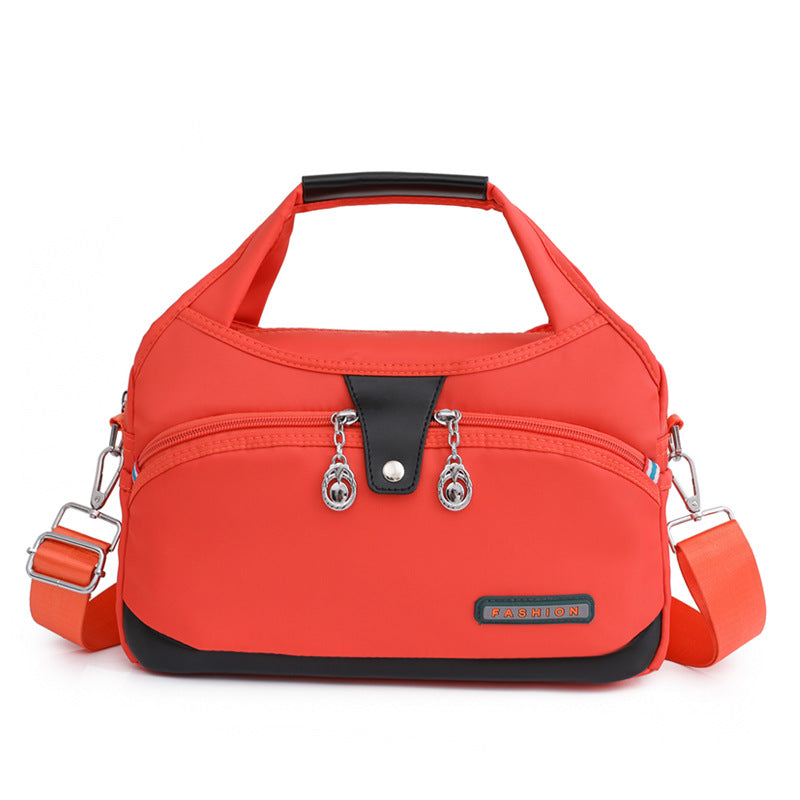 Crossbody Bag Anti-Theft Water-Repellent Nylon Multiple Pockets