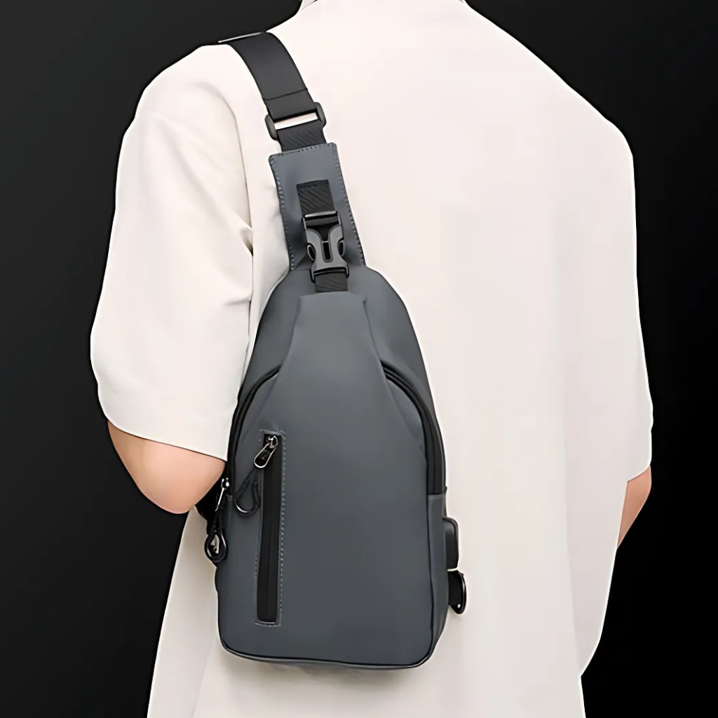 Crossbody Bag Anti-Theft Water-Repellent Reversible Strap