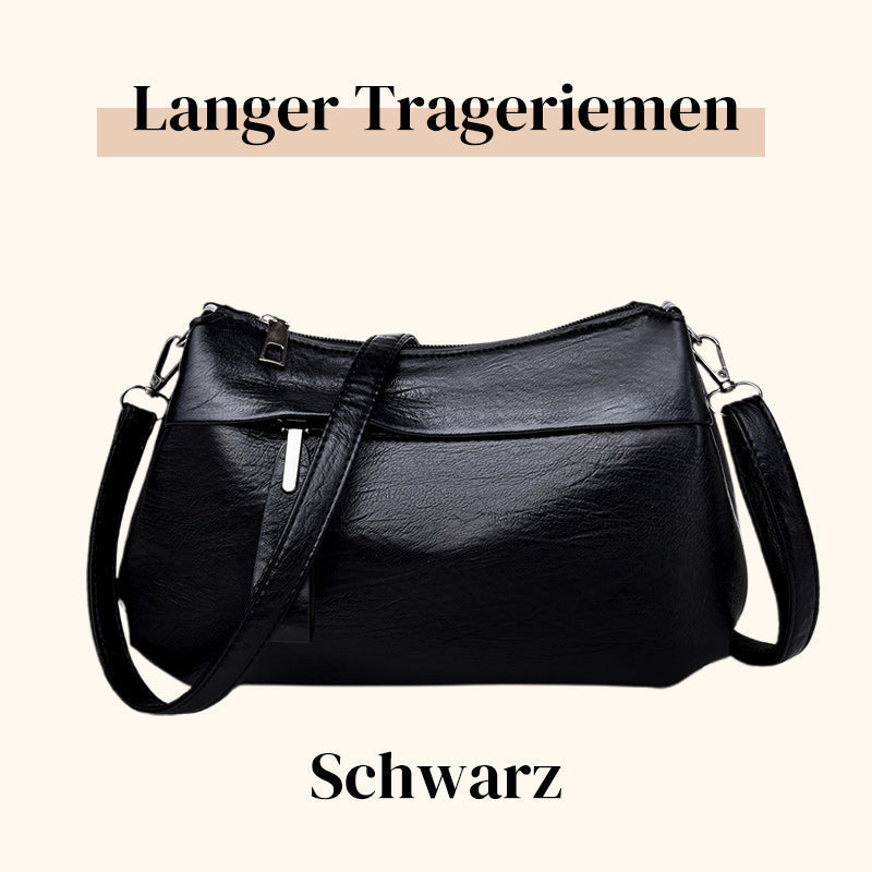 Crossbody Bag Convertible Long & Short Straps Faux Leather