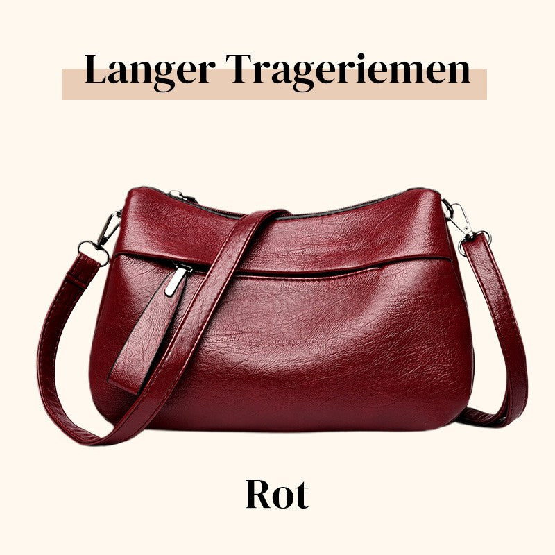 Crossbody Bag Convertible Long & Short Straps Faux Leather