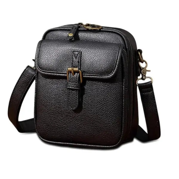 Crossbody Bag Faux Leather 10 Card Slots