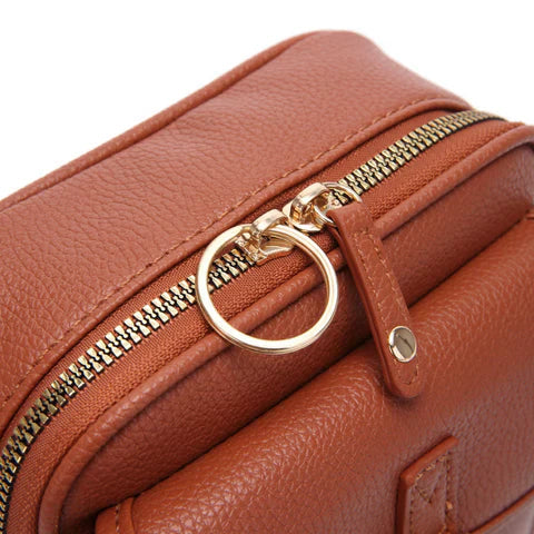 Crossbody Bag Faux Leather Ten Card Slots Adjustable Strap