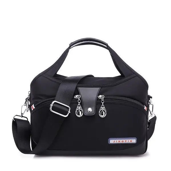 Crossbody Bag Five Zippered Compartments Hidden Anti-Theft Pocket & Water-Repellent