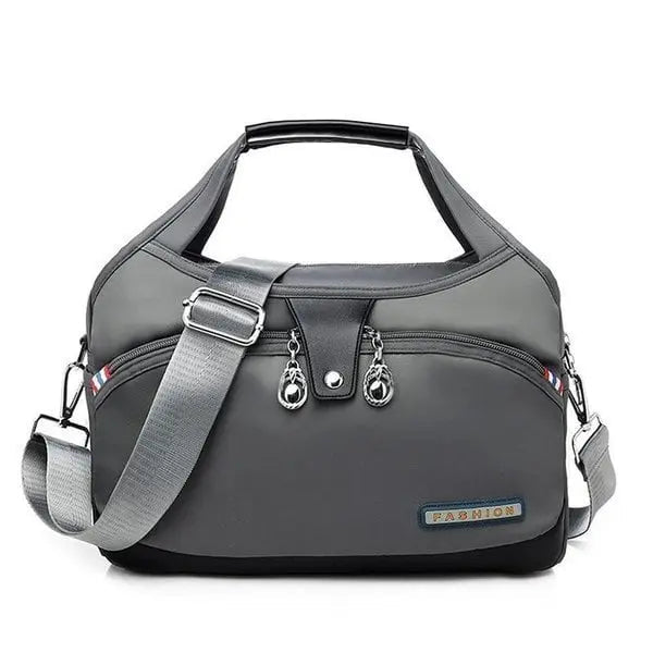 Crossbody Bag Five Zippered Compartments Hidden Anti-Theft Pocket & Water-Repellent