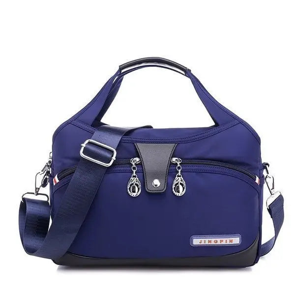 Crossbody Bag Five Zippered Compartments Hidden Anti-Theft Pocket & Water-Repellent