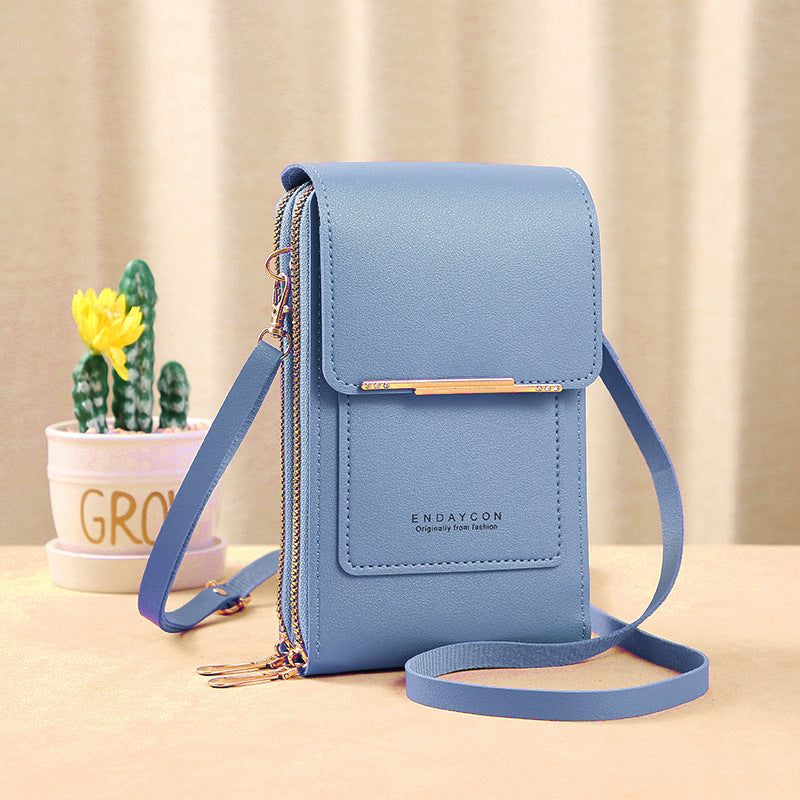 Crossbody Bag RFID-Blocking Waterproof PU Leather