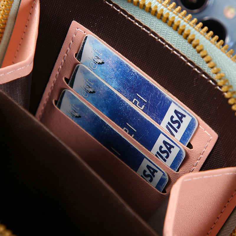 Crossbody Bag RFID-Blocking Waterproof PU Leather