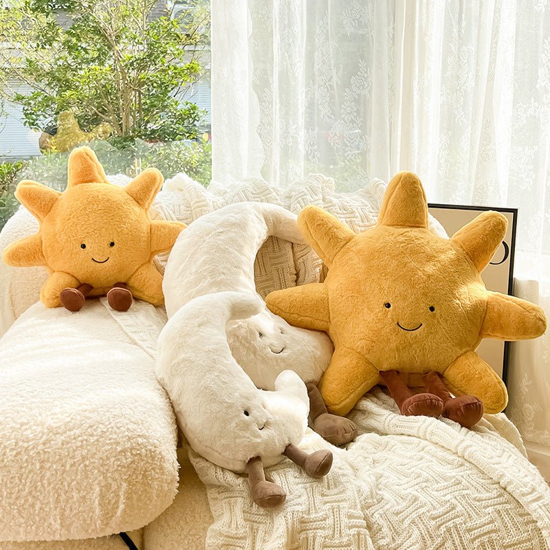 Cuddle Pillow Sun & Moon Soft Plush Shape-Stable