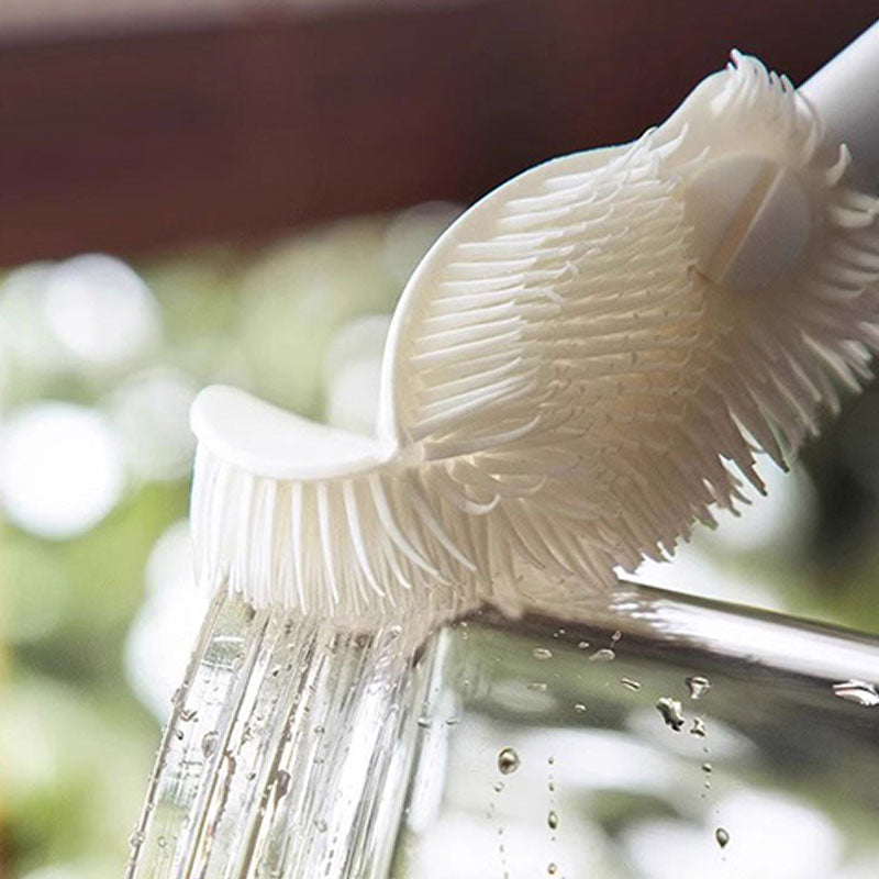 Cup & Mug Brush Long Handle Soft Silicone Bristles