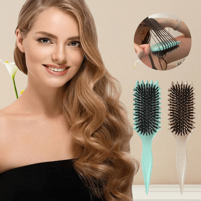 Curl-Defining Hairbrush 3-in-1 Ventilated Heat-Resistant