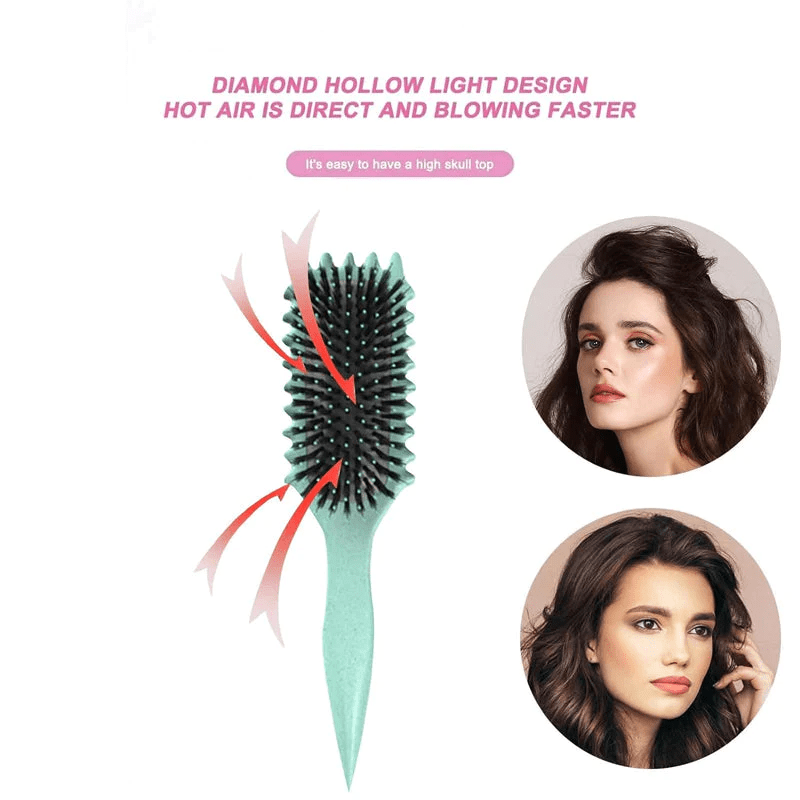 Curl-Defining Hairbrush 3-in-1 Ventilated Heat-Resistant