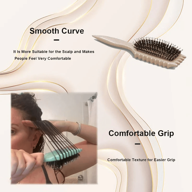 Curl-Defining Hairbrush 3-in-1 Ventilated Heat-Resistant