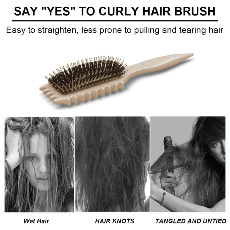 Curl-Defining Hairbrush 3-in-1 Ventilated Heat-Resistant