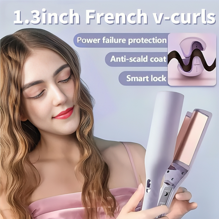 Curling Iron French Wave Negative Ion & Anti-Scald