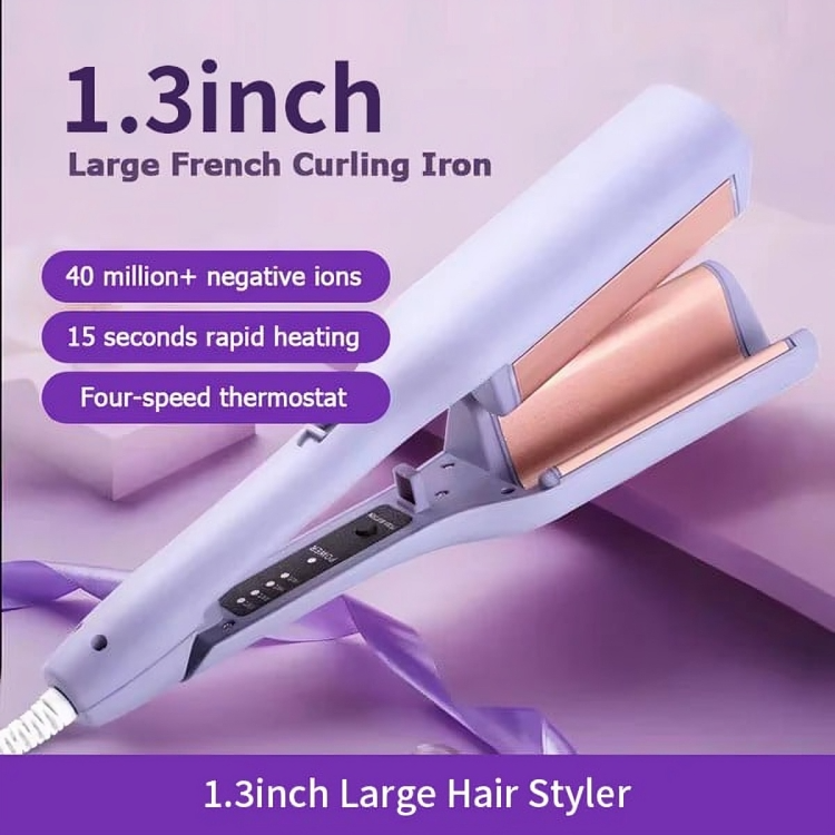 Curling Iron French Wave Negative Ion & Anti-Scald