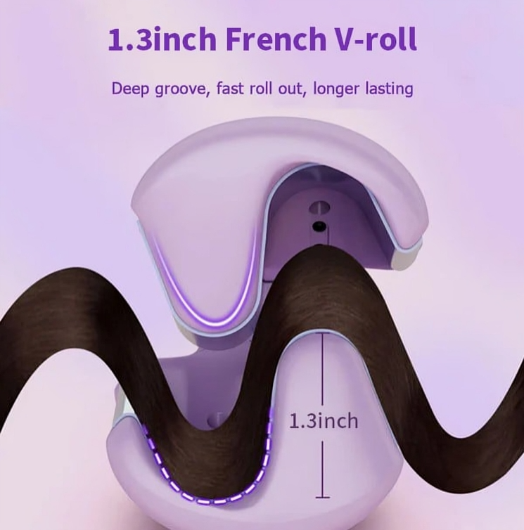 Curling Iron French Wave Negative Ion & Anti-Scald