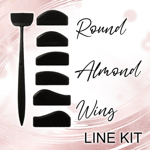 Cut Crease Eyeshadow Kit Silicone Adjustable Handle Three Shapes