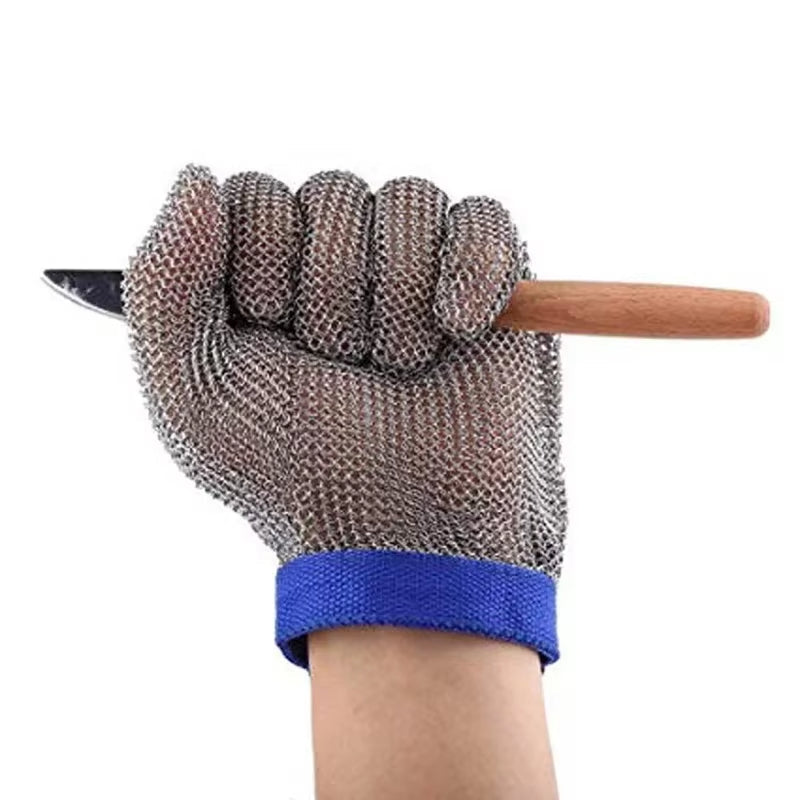 Cut-Resistant Glove Stainless Steel Mesh ANSI A9