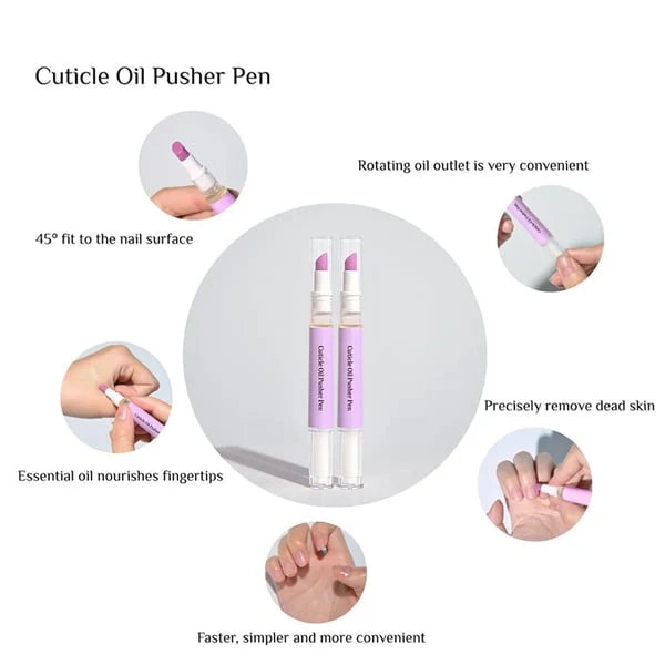 Cuticle Oil Pen Precision Applicator Fast-Absorbing Travel Size