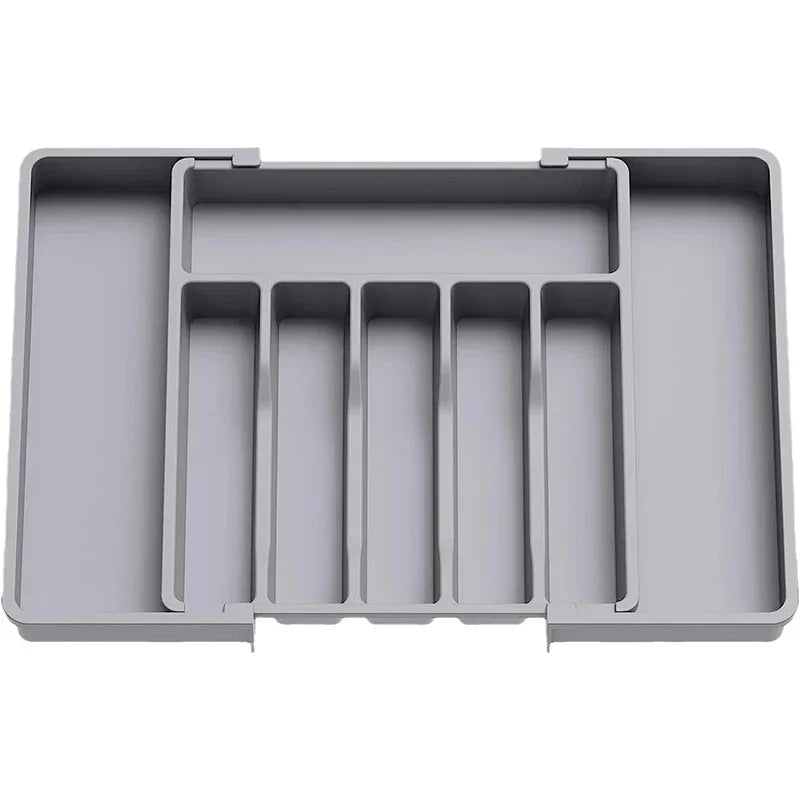 Cutlery Drawer Organizer Adjustable 13–22.4 Inches 8 Compartments