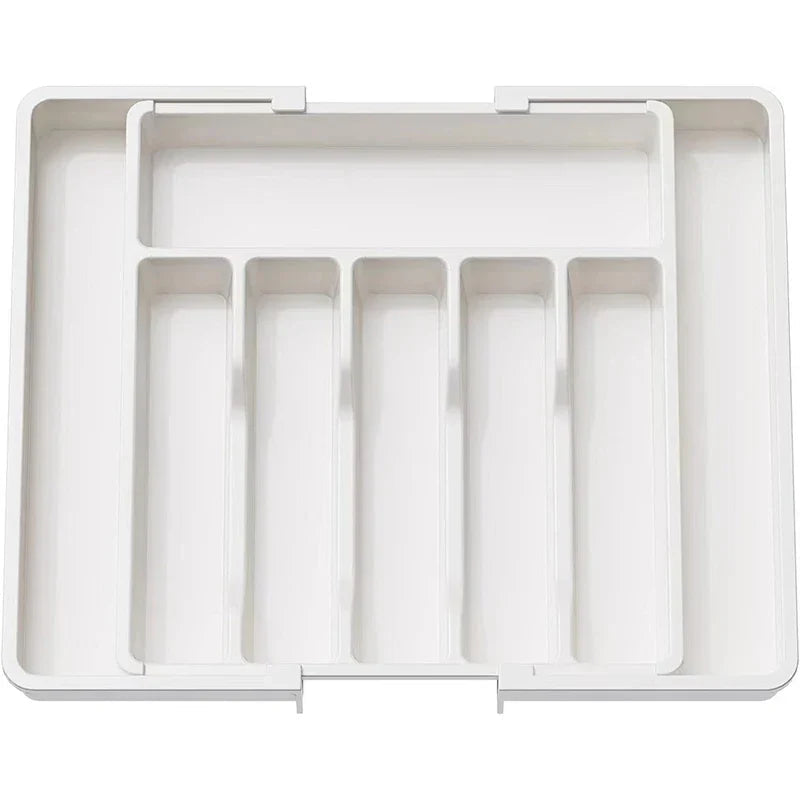 Cutlery Drawer Organizer Adjustable 13–22.4 Inches 8 Compartments