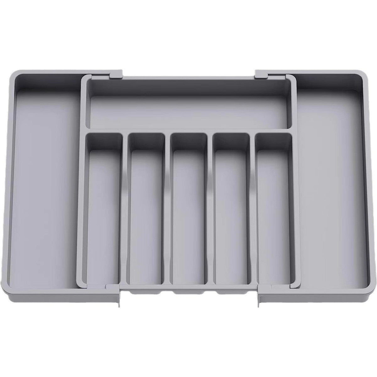 Cutlery Drawer Organizer Expandable Non-Slip Divided Compartments