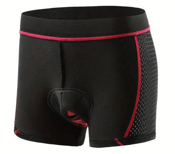Cycling Shorts Gel-Padded Moisture-Wicking Elastic Fit