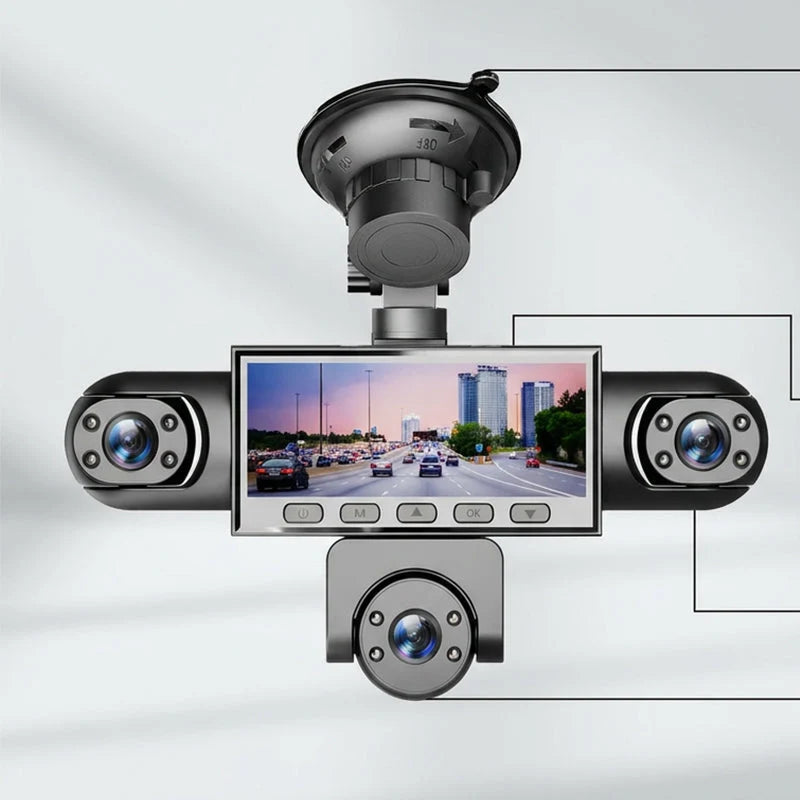 Dash Cam Multi-Camera 1080p Night Vision & Parking Mode