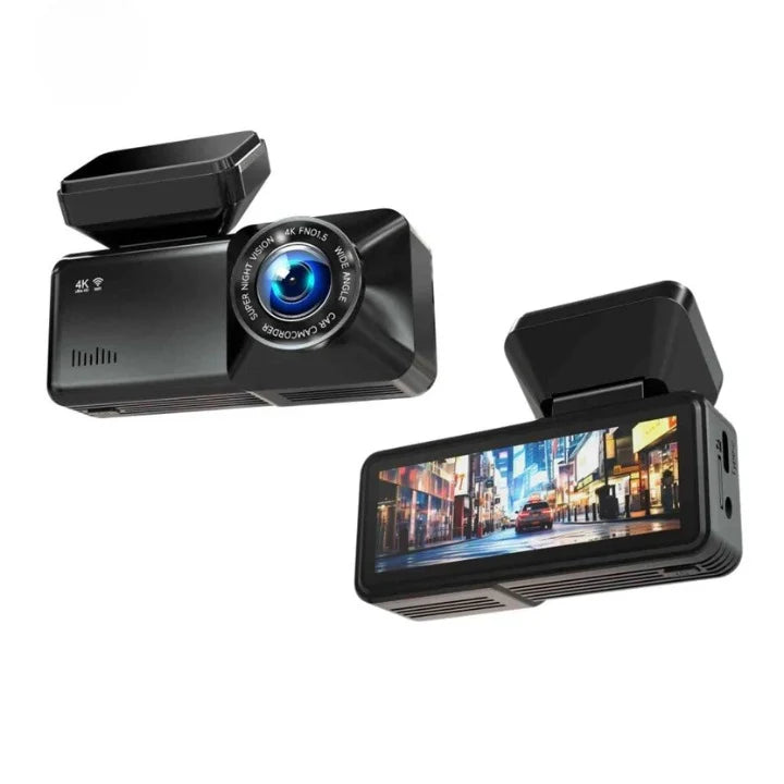 Dash Camera Dual-Lens 4K/1080P WiFi & GPS