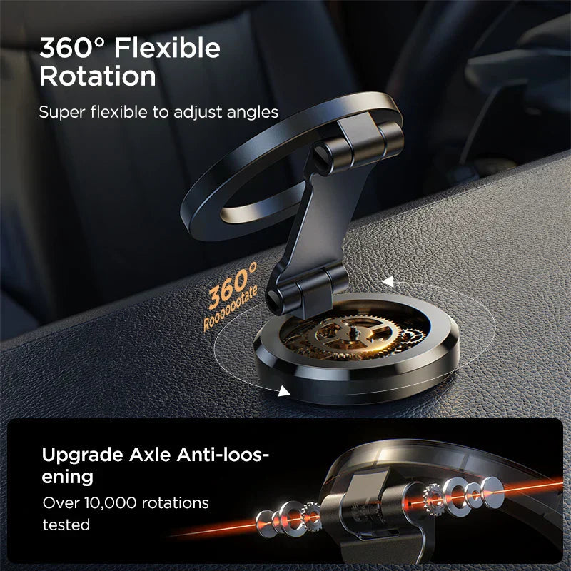 Dashboard Phone Mount Magnetic 360° Rotatable Foldable