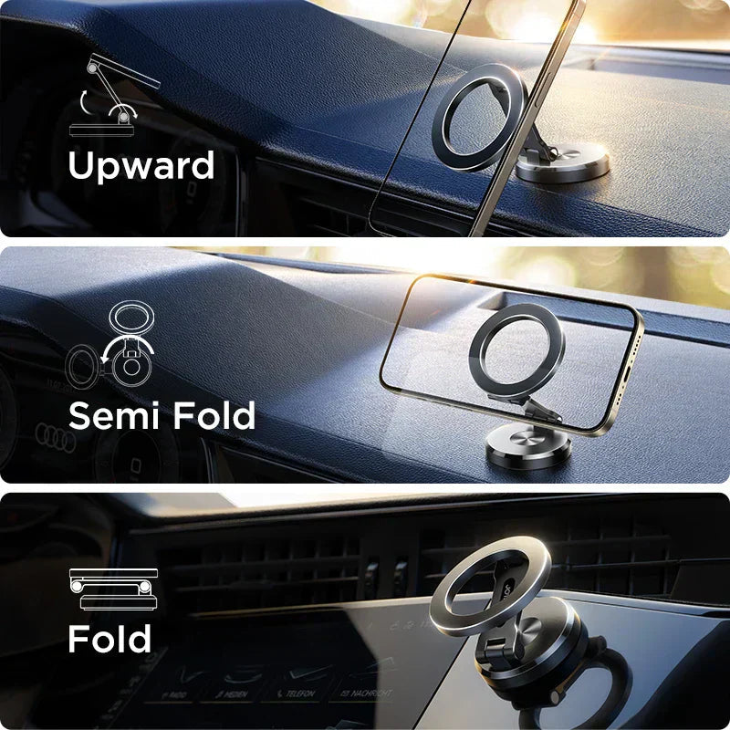 Dashboard Phone Mount Magnetic 360° Rotatable Foldable