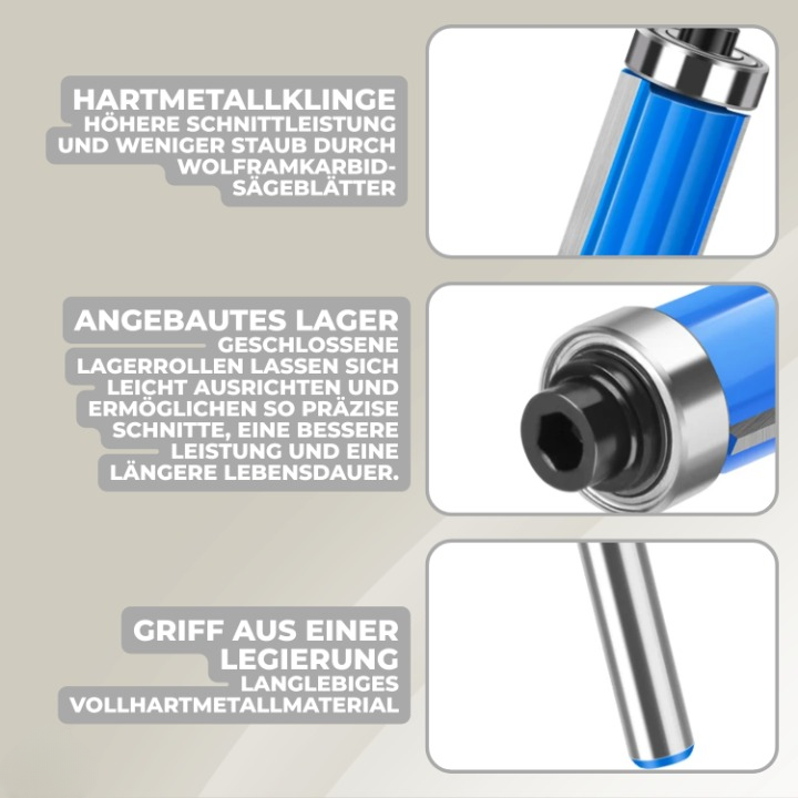 Deburring & Polishing Set 4-Piece Dual Bearing