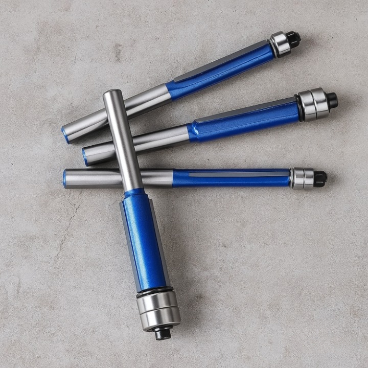 Deburring & Polishing Set 4-Piece Dual Bearing