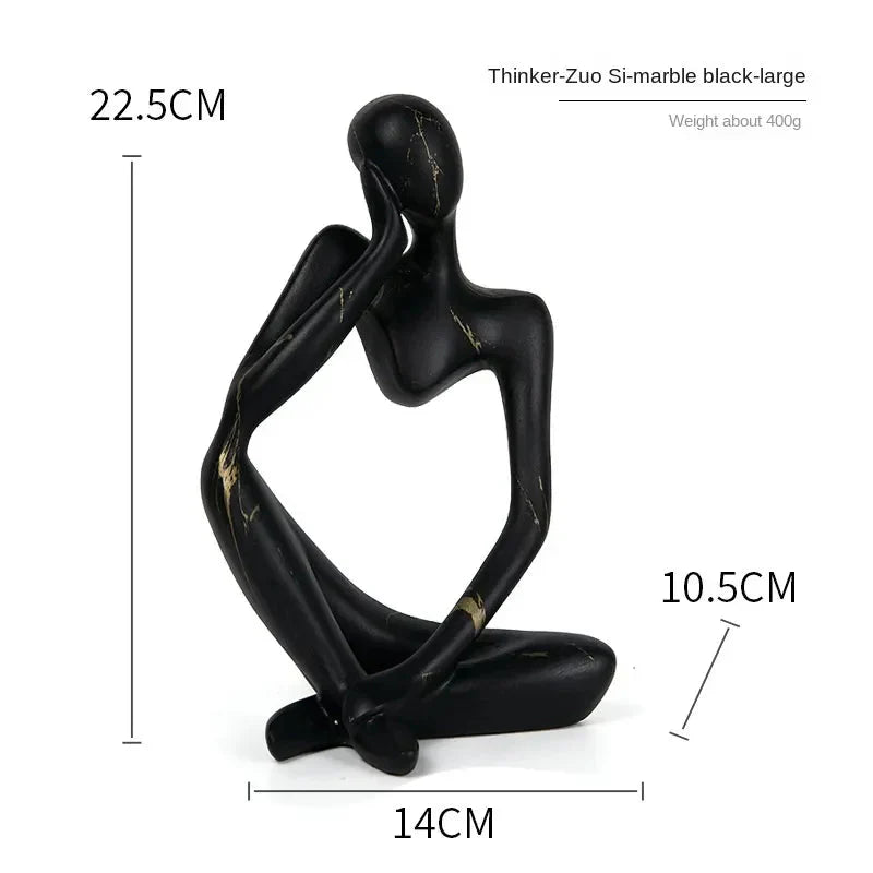 Decorative Sculpture Resin Smooth Finish Tabletop & Shelf Accent