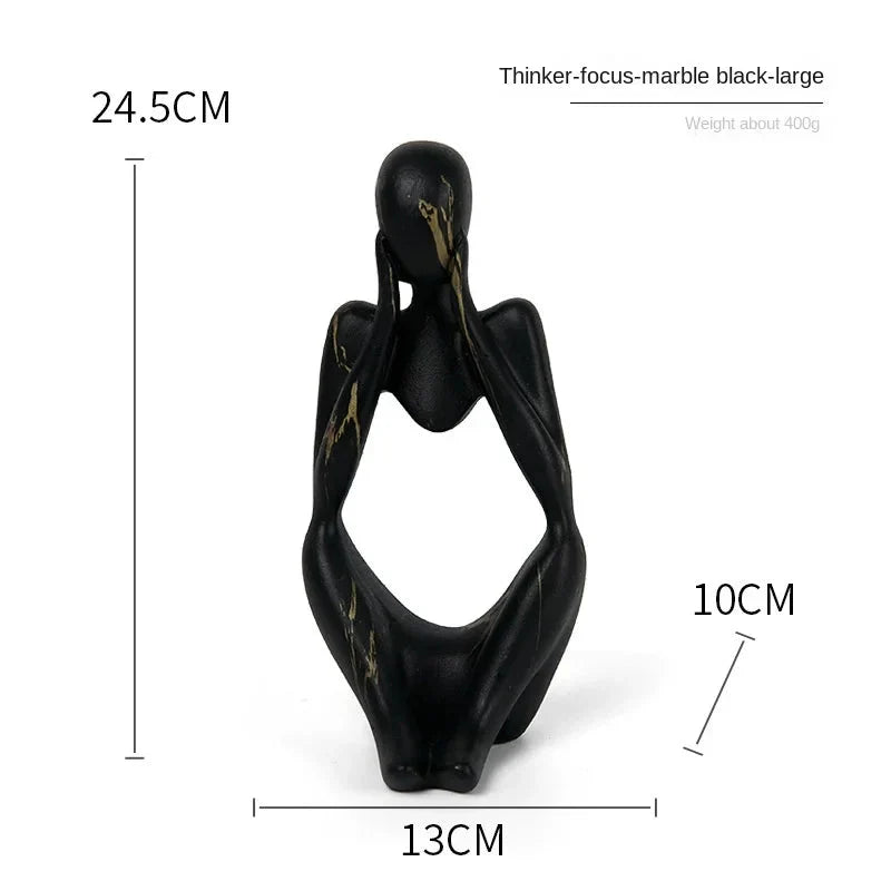 Decorative Sculpture Resin Smooth Finish Tabletop & Shelf Accent