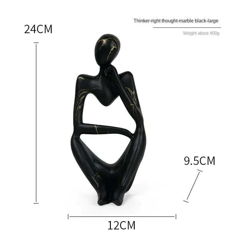 Decorative Sculpture Resin Smooth Finish Tabletop & Shelf Accent