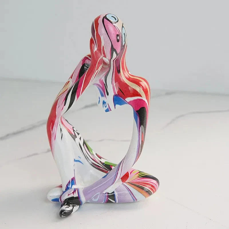 Decorative Sculpture Resin Smooth Finish Tabletop & Shelf Accent