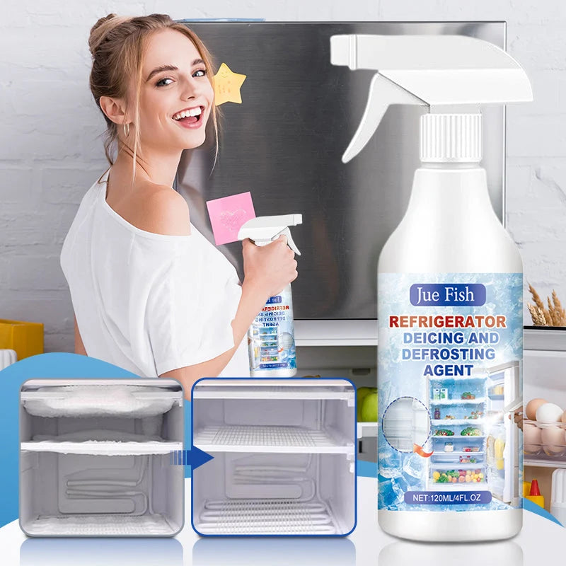Defrosting Spray Instant Ice Removal Eco-Friendly Residue-Free
