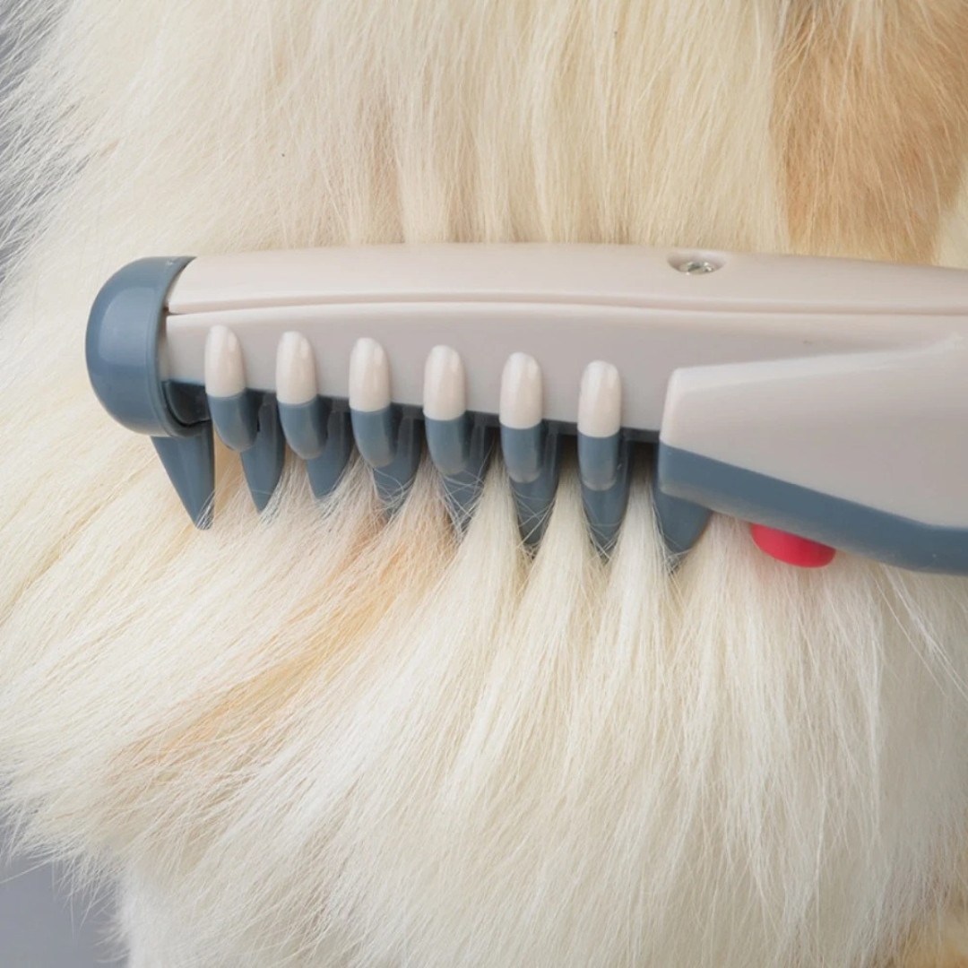 Dematting Comb Rounded Stainless Steel Blades Ergonomic Handle